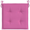 vidaXL Gartenstuhl-Kissen 6 Stk. Rosa 40x40x4 cm Stoff