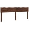 vidaXL Kopfteil mit Live Edge ROSTOCK Dunkelbraun 180 cm