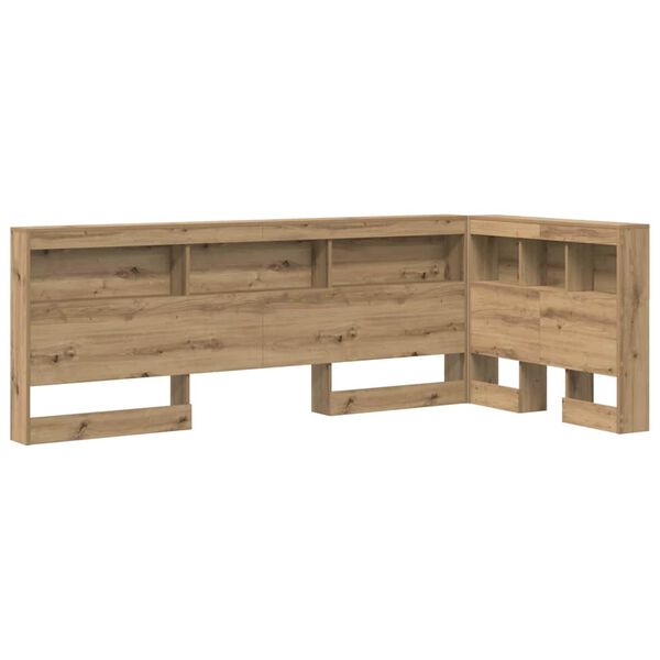 vidaXL Aufbewahrungskopfteil Artisan-Eiche 80 cm Holzwerkstoff