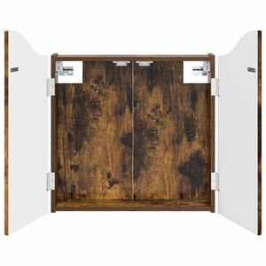 vidaXL Dartboard Schrank R&auml;uchereiche 56 x 12 x 63 cm Holzwerkstoff