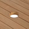 vidaXL Waschtisch Massivholz Teak mit Waschbecken Marmor Creme