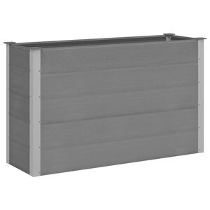vidaXL Garten-Hochbeet WPC 150 x 50 x 91 cm Grau