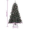vidaXL K&uuml;nstlicher Weihnachtsbaum mit St&auml;nder Gr&uuml;n 150 cm PVC