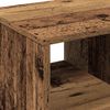 vidaXL Beistelltisch mit Regal Altholz 50 x 30 x 55 cm Holzwerkstoff