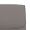 vidaXL Sitzbank Taupe 100x64x80 cm Stoff
