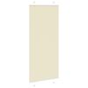 vidaXL Plissee Creme 100x200 cm Stoffbreite 99,4 cm Polyester