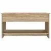 vidaXL Couchtisch Sonoma-Eiche 102x50x52,5 cm Holzwerkstoff
