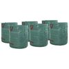 vidaXL Gartenm&uuml;lls&auml;cke 12 Stk. 120 l Gr&uuml;n Polypropylen 45 x 45 x 76 cm