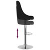 vidaXL Barhocker 2 Stk. Schwarz Stoff
