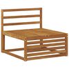 vidaXL Outdoor-Sofagarnitur 4 pcs Natur Massivholz Akazie