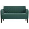 vidaXL Zweisitzer-Sofa Dunkelgrün 109 cm Samt
