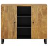 vidaXL Sideboard mit 2 T&uuml;ren 90x33x75 cm Massivholz Mango