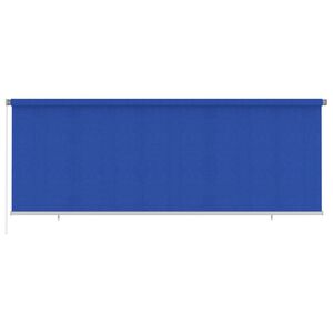 vidaXL Au&szlig;enrollo 400x140 cm Blau HDPE