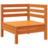 vidaXL 8-tlg. Garten-Sofagarnitur mit Kissen Wachsbraun Kiefernholz