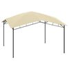 vidaXL Gartenpavillon 4x4x2,9 m Cremewei&szlig; 180 g/m&sup2;