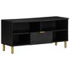vidaXL TV-Schrank Schwarz 100x33x46 cm Holzwerkstoff