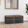 vidaXL Garten-Palettensofa 4-Sitzer mit Kissen Kiefer Massivholz