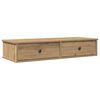 vidaXL Wandregal mit Schubladen Artisan-Eiche 100x37,5x19 cm
