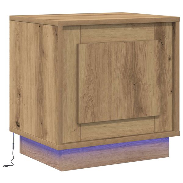 vidaXL Nachttisch Artisan-Eiche 44 x 34,5 x 45 cm Holzwerkstoff
