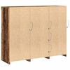 vidaXL LED-Sideboard Altholz 123 x 37 x 100 cm Holzwerkstoff