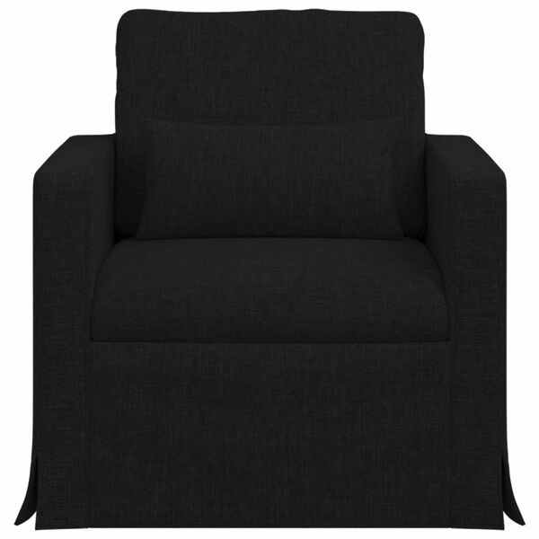 vidaXL Sofa Schwarz Gesamtabmessungen: 78 x 78 x 80 cm (B x T x H)