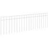 vidaXL Gartenzaun-Paneel 24 pcs Verzinkter Stahl Silber