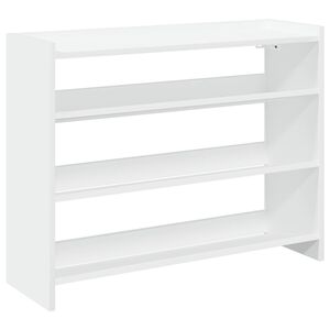 vidaXL Schuhregal Wei&szlig; 80x25x62 cm Holzwerkstoff