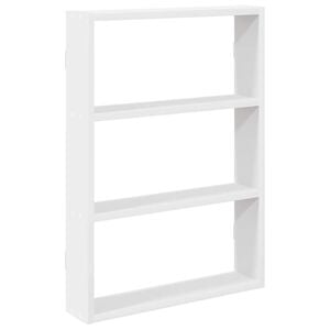 vidaXL Wandregal Wei&szlig; 43x9x60 cm Holzwerkstoff