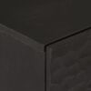 vidaXL Beistellschränke 2 Stk. Schwarz 60x33x75 cm Massivholz Mango