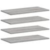 vidaXL Wandregale 4 Stk. Grau Sonoma 60x30x1,5 cm Holzwerkstoff