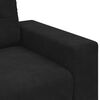 vidaXL Zweisitzer-Sofa Schwarz 180x77x82 cm Samt