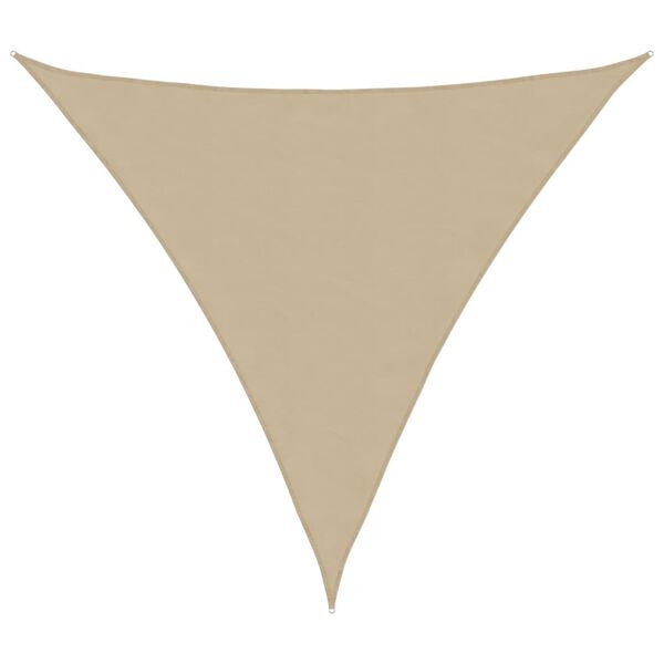 vidaXL Sonnensegel Oxford-Gewebe Dreieckig 3,6x3,6x3,6 m Beige