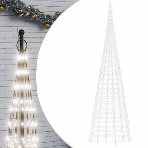 vidaXL LED-Weihnachtsbaum 3000 LEDs Kaltwei&szlig; 800 cm