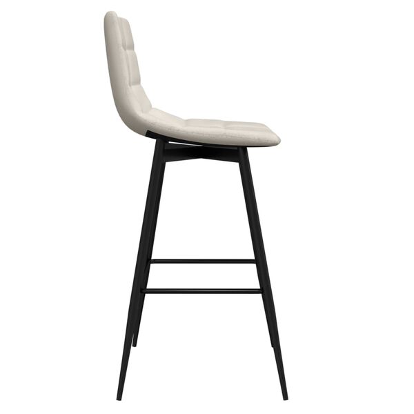 vidaXL Barhocker Creme Samt