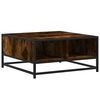 vidaXL Couchtisch R&auml;uchereiche 60,5x60,5x30cm Holzwerkstoff und Metall