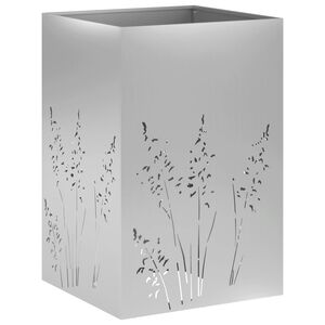 vidaXL Garten-Pflanzgef&auml;&szlig; Silber 50 x 50 x 75 cm Verzinkter Stahl