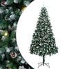 vidaXL K&uuml;nstlicher Weihnachtsbaum mit 300 LEDs mit St&auml;nder Gr&uuml;n 240 cm