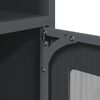 vidaXL Nachttisch Anthrazit 36x39x78 cm Kaltgewalzter Stahl