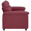 vidaXL 2-Sitzer-Sofa Weinrot 120 cm Stoff