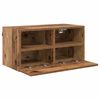 vidaXL TV-Wandregale 2 pcs Altholz 60 x 30 x 30 cm Holzwerkstoff