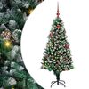 vidaXL Künstlicher Weihnachtsbaum mit 150 LEDs mit Ständer Grün 150 cm