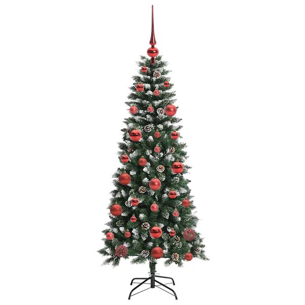 vidaXL K&uuml;nstlicher Weihnachtsbaum mit 150 LEDs Gr&uuml;n 66 x 66 x 150 cm