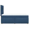 vidaXL Boxspringbett mit Matratze Blau 100x200 cm Stoff