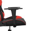 vidaXL Gaming-Stuhl Schwarz und Rot Kunstleder