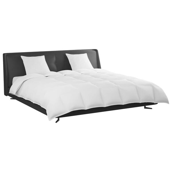 vidaXL Bettdecken Set mit Kissen 3 pcs Weiß Daunenfeder
