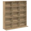 vidaXL CD Regal Artisan-Eiche 96 x 23,5 x 97,5 cm Holzwerkstoff