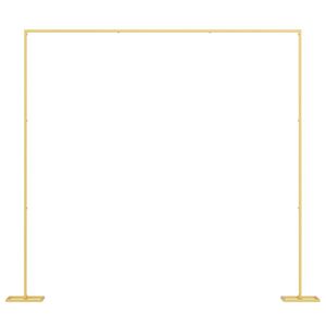 vidaXL Hochzeitsbogen Gold 338 x 35 x 300 cm Stahl