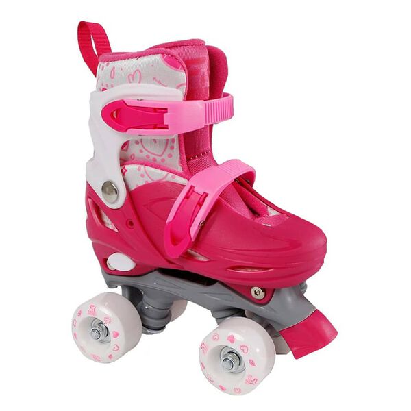 Street Rider Rollschuhe Verstellbar 27-30 Rosa