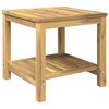 vidaXL Couchtisch Wei&szlig; gewaschen 48,5 x 49 x 45 cm Massivholz Akazie
