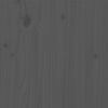 vidaXL Massivholzbett Grau 200x200 cm